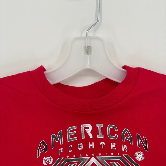 AMERICAN FIGHTER Toddler 5T Red Short Sleeve T-Shirt (31) - Picture 4 of 5